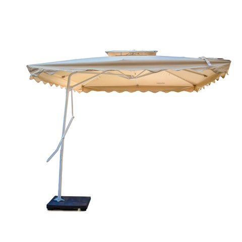 Ombrelone 2,50x2,50 Lateral Guarda Sol Jardim Restaurante Bege 4240bg Frigopro