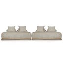 Ver imagem 1 de Kit 2 Sofás 2 Lugares Decoração Lazer Sala Ibiza 160cm Bouclé - Adj Decor