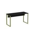 Ver imagem 3 de Mesa Madeira M150/60P25TUB 150cm Industrial Preto e Verde