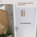 Ver imagem 6 de Placa de Banheiro Placas para Banheiro Feminino Masculino:branco - Mulheres 15x20