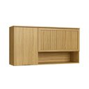 Ver imagem 2 de Armário Aéreo Cozinha 120 Cm Copenhague 2 Portas Ipê - Decibal
