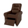Poltrona Confortável Reclinável Corino Marrom Chick Shop Jm - 2