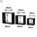 Ver imagem 4 de Nicho para Banheiro Minimalista Parede Madeira Decorativo - Preto