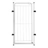 Cercado Cachorro Grade Portão 98x51cm Pets Dobrável Branco - 2