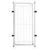Cercado Cachorro Grade Portão 98x51cm Pets Dobrável Branco - 1