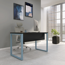 Ver imagem 1 de Escrivaninha M150/70P25TUB 90cm Industrial Preto e Azul