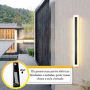 Ver imagem 5 de 2 Arandela Area Externa Borda Luminosa 60 Cm Sala Led Bet03