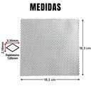 Ver imagem 3 de Tela Alumínio Expandido P/ Ralo 20x20 Casa Banheiro Quintal