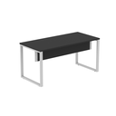 Ver imagem 3 de Mesa Madeira M150/70P25TUB 150cm Industrial Preto e Cinza