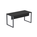 Ver imagem 3 de Mesa Madeira M150/70P25TUB 150cm Industrial Preto e Grafito