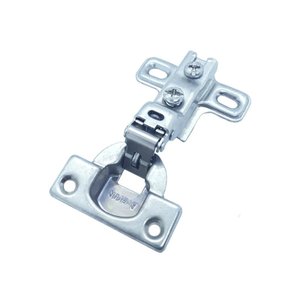 Dobradiça Bigfer Caneco 26 Baixa (Reta) + Calco 5 Zinco Branco (Kit Com 10 Unidades)