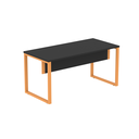 Ver imagem 3 de Mesa Madeira M150/70P25TUB 150cm Industrial Preto e Laranja Picasso