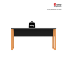 Ver mais imagens de Mesa Madeira M150/70P25TUB 150cm Industrial Preto e Laranja Picasso