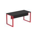 Ver imagem 3 de Mesa Madeira M150/70P25TUB 150cm Industrial Preto e Vermelho