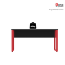 Ver mais imagens de Mesa Madeira M150/70P25TUB 150cm Industrial Preto e Vermelho