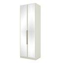 Ver imagem 1 de Guarda Roupa Roupeiro Módulo 02 Portas Seletto Com Espelho MC04 Areia Henn