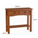 Ver imagem 7 de Estante Livreiro 2 Pts Aparador 2 Gav 100% Madeira Imperial Imbuia Fosco