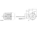 Ver imagem 5 de Motor Elétrico Trifásico Weg 1cv 4p 80 220/380/440v C/ 12 Term 60hz B14d Waf1