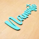 Ver imagem 3 de Quadro Namaste - Lettering, Adorno, Decoração, Zen, Yoga - 25 Cm - Toque 3D:Azul Tiffany