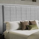 Ver imagem 2 de Cabeceira Opala Cama Box Queen 160cm Linho - SSX Multicoisas - Cinza