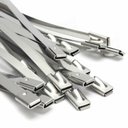Ver imagem 1 de Abraçadeira Aço Inox Termotape 36,2cm X 4,6mm - Kit 4 Unids
