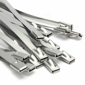 Abraçadeira Aço Inox Termotape 36,2cm X 4,6mm - Kit 4 Unids