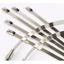 Ver imagem 2 de Abraçadeira Aço Inox Termotape 36,2cm X 4,6mm - Kit 4 Unids