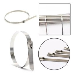 Abraçadeira Aço Inox Termotape 36,2cm X 4,6mm - Kit 4 Unids - 4