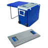 Super Caixa Térmica Cooler 32 Litros  Multifuncional 5 em 1 - Caixa, 2  Mesa, 2 Banquetas - 2