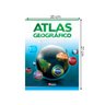 Kit Globo Terrestre Profissional Studio 30cm + Lupa + Livro Atlas Escolar Com Divisão De Países Base - 2