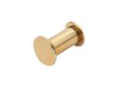 Ver imagem 1 de Cabide de Parede Banheiro 4,5cm em Aço Inox Dourado Linha Tessália Stainless