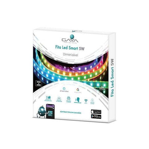 Fita Led Smart 5050 12v Rgb 5 Metros Gaya
