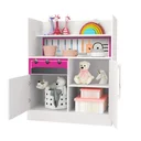 Ver imagem 5 de Armário Cozinha Infantil Branco com Rosa Pink Magia Gabrielli Móveis
