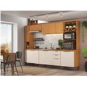 Ver mais imagens de Cozinha Modulada 6 Peças 13 Portas 2 Gavetas Angelina - Angelin Offwhite