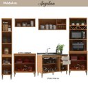 Ver imagem 3 de Cozinha Modulada 6 Peças 13 Portas 2 Gavetas Angelina - Angelin Offwhite