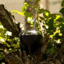 Ver imagem 4 de Bomba de Chimarrão Bocal Dourado Ferro Cinza Bojo Pera 19cm