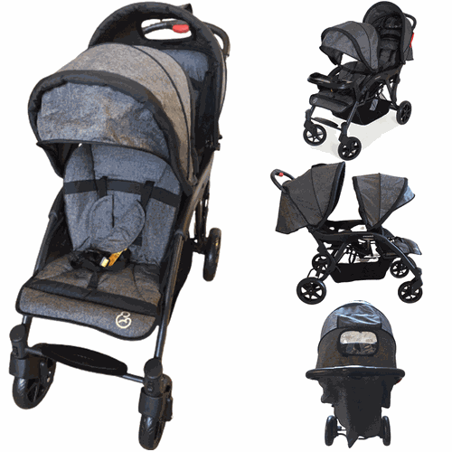 Carrinho Bebe Conforto Base Galzerano Milano II Preto Cobre - Maçã Verde  Baby