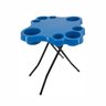 Mesa Mesinha Petisqueira Petisco Bebidas Piscina Dobrável:azul - 1