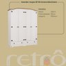 Guarda-roupa Corona Mexicana 4 Portas + 2 Gavetas Creme/carvalho - 2