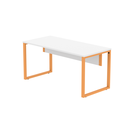 Ver imagem 6 de Mesa Madeira M1700/700P25TUB 170cm Industrial Branco e Laranja Picasso