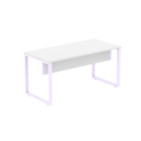 Ver imagem 3 de Mesa Madeira M1700/700P25TUB 170cm Industrial Branco e Lilás