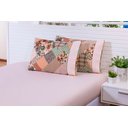 Ver imagem 1 de 2 Fronhas King 90x50 100% Algodão 150 Fios Ponto Palito salmon