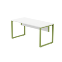 Ver imagem 6 de Mesa Madeira M1700/700P25TUB 170cm Industrial Branco e Verde Miró