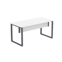 Ver imagem 3 de Mesa Madeira M1700/700P25TUB 170cm Industrial Branco e Grafito