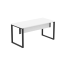 Ver imagem 3 de Mesa Madeira M1700/700P25TUB 170cm Industrial Branco e Preto