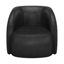 Ver imagem 6 de Sofá Decorativo 3 Lugares 240cm com Almofadas e Poltrona Zion M22 Sintético Preto - Mpozenato