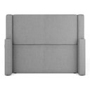 Ver imagem 2 de Cabeceira Estofada Duetto para Cama Box King 195cm com Porta Copo Linho Cinza - Desk Design
