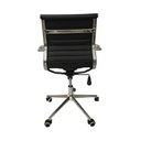 Ver imagem 6 de Kit 4 Cadeiras Office com Rodízio e Encosto Esteirinha Baixa