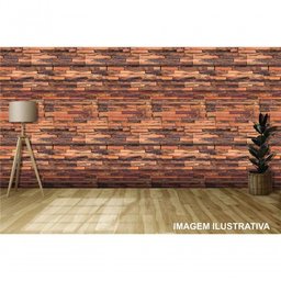 Papel de Parede Adesivo Pedra Canjiquinha Rustica Lavável Cozinha 1,5 Metros - 5