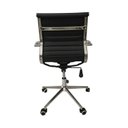 Ver imagem 6 de Kit 5 Cadeiras Office com Rodízio e Encosto Esteirinha Baixa